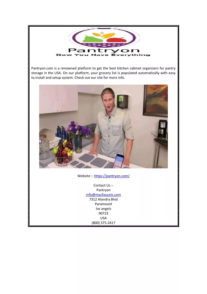 pantryon com is a renowned platform n.