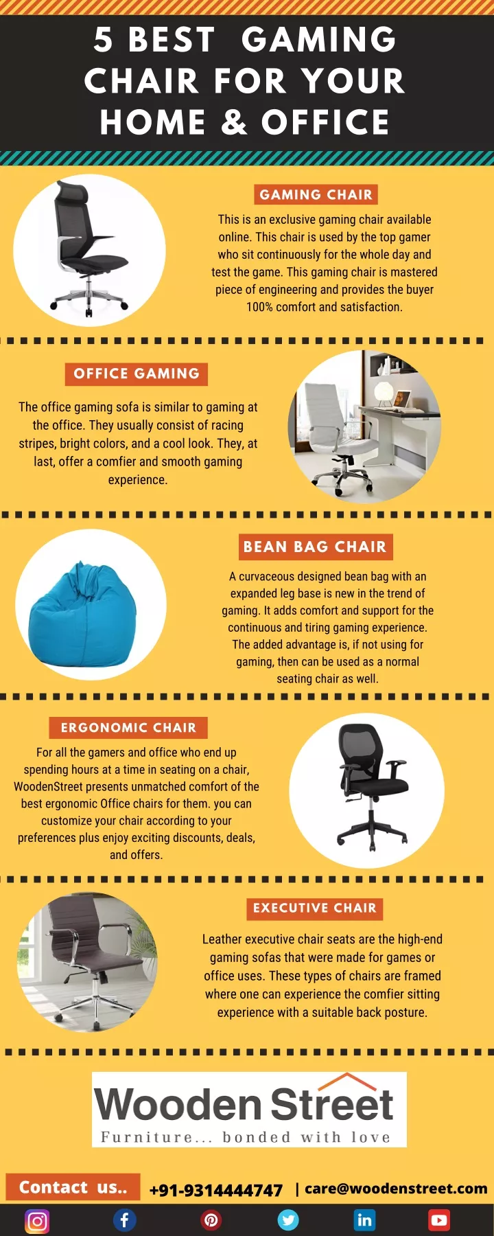 5 best gaming chair for your home office n.