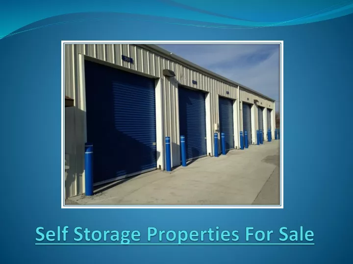 self storage properties for sale n.