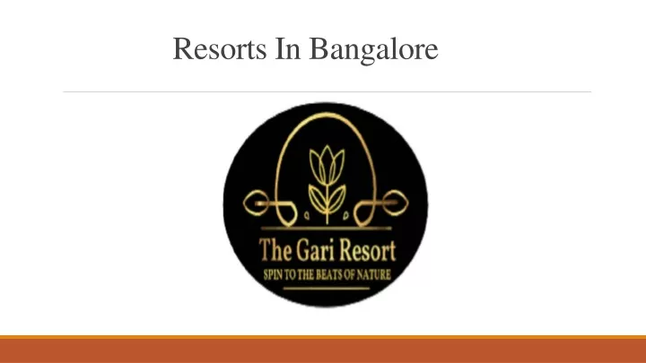 resorts in bangalore n.