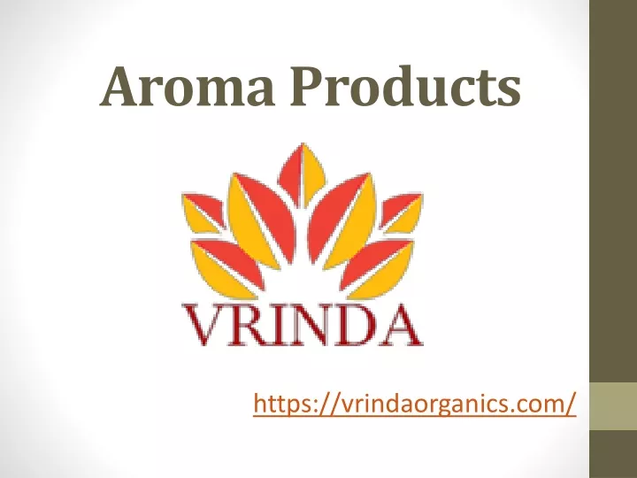 aroma products n.