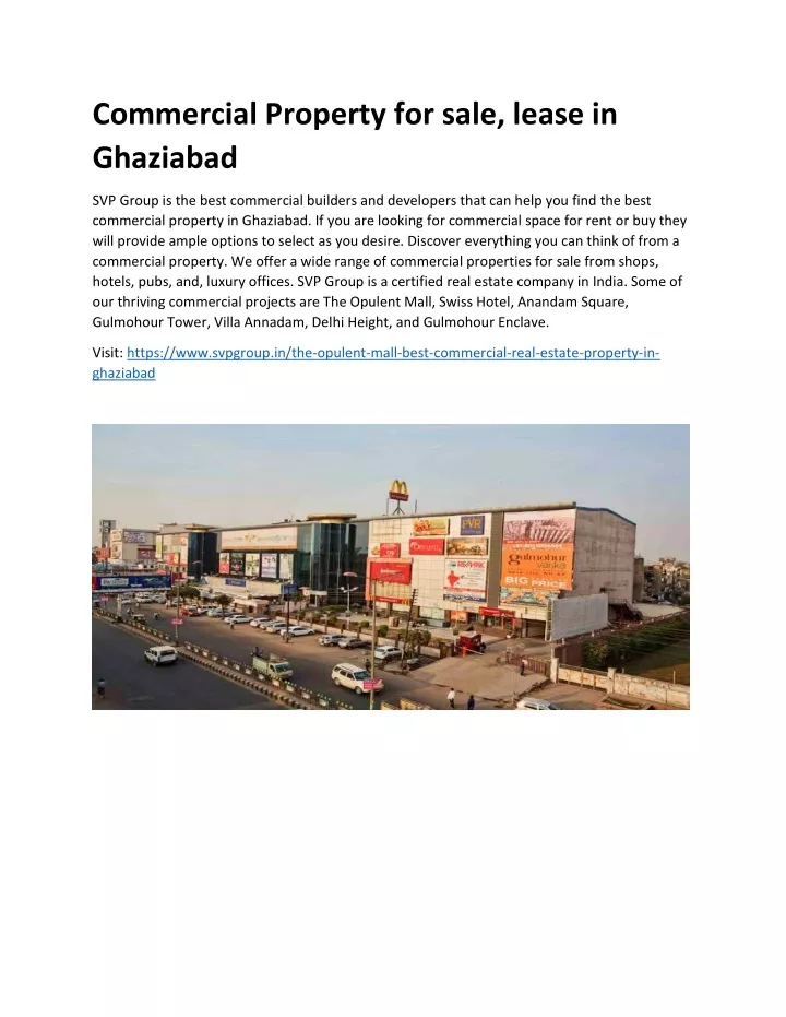 commercial property for sale lease in ghaziabad n.