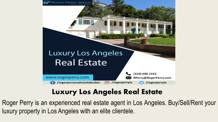 luxury los angeles real estate n.