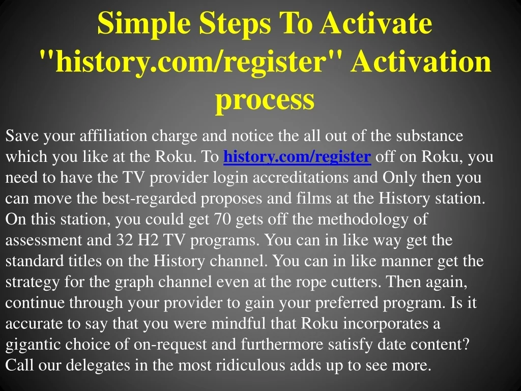 PPT - Simple Steps To Activate 