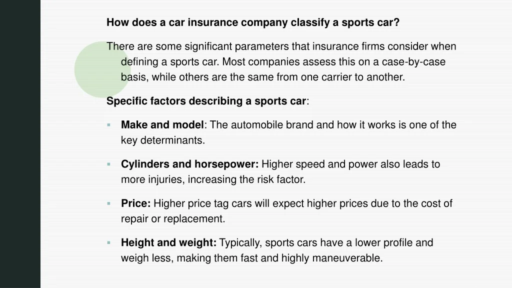 PPT - Best Sports Car Insurance PowerPoint Presentation, free download ...