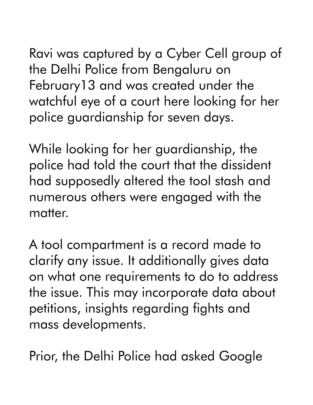 Cyber Attack Ravi PPT - On Thursday Climate Activist Disha Ravi Moves Delhi HC to ...