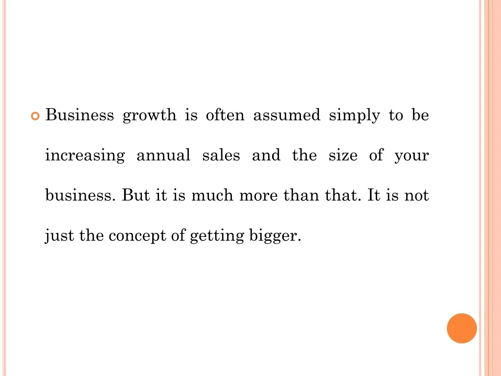 Growing Business Explained PPT - The Importance of Defining Your Business Growth Strategy ...