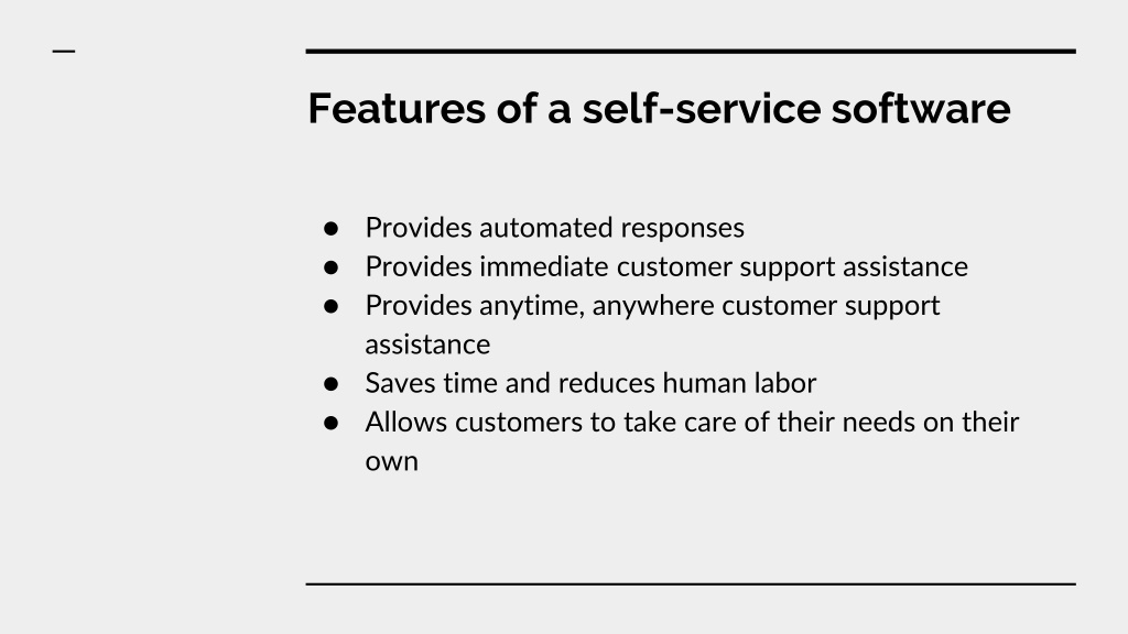 PPT - Self-service system | Uses and benefits of Self-service ...