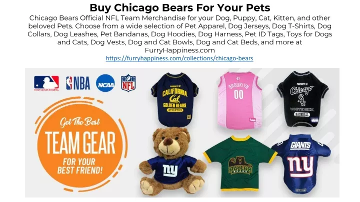 buy chicago bears for your pets chicago bears n.