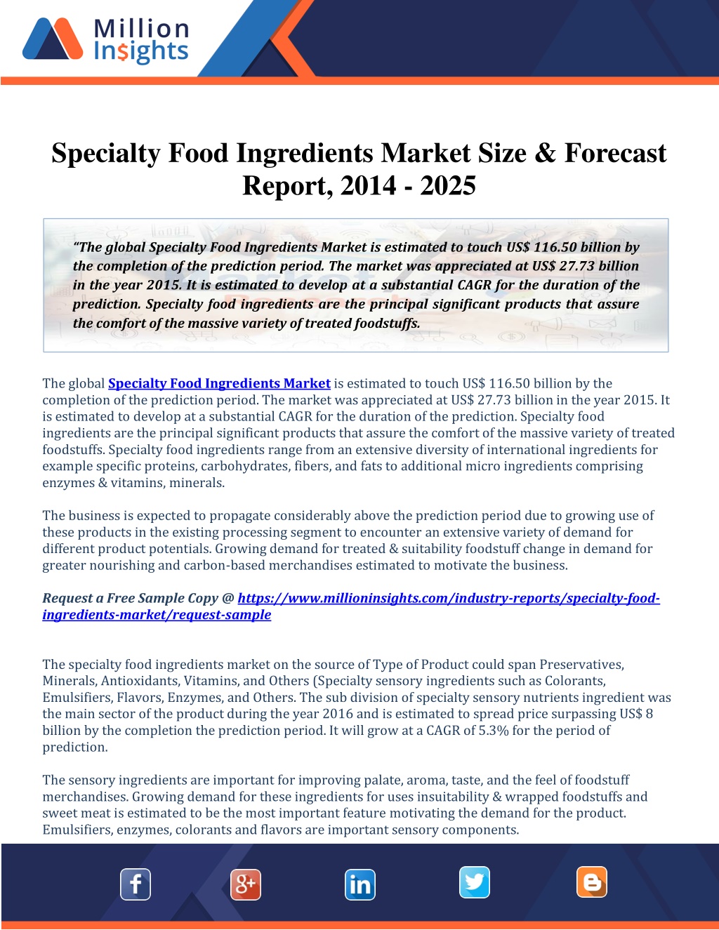 Food Emulsifiers Market Share  Global Size Forecast Report 2019-2025