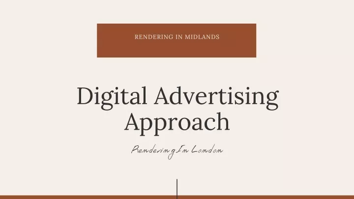 digital advertising approach n.