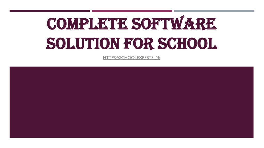 PPT - Complete Software Solution for school PowerPoint Presentation ...