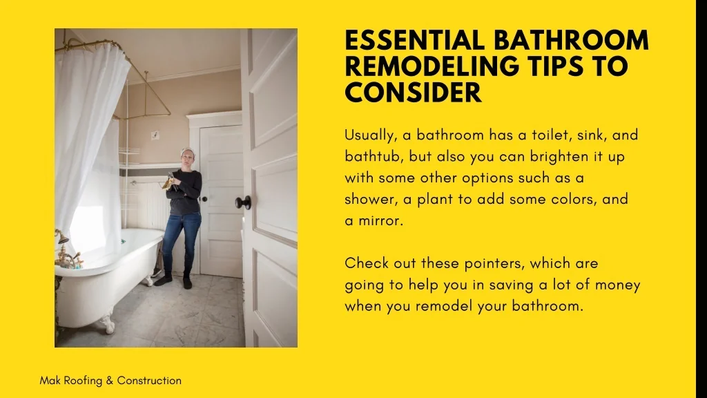 PPT - ESSENTIAL BATHROOM REMODELING TIPS TO CONSIDER PowerPoint ...