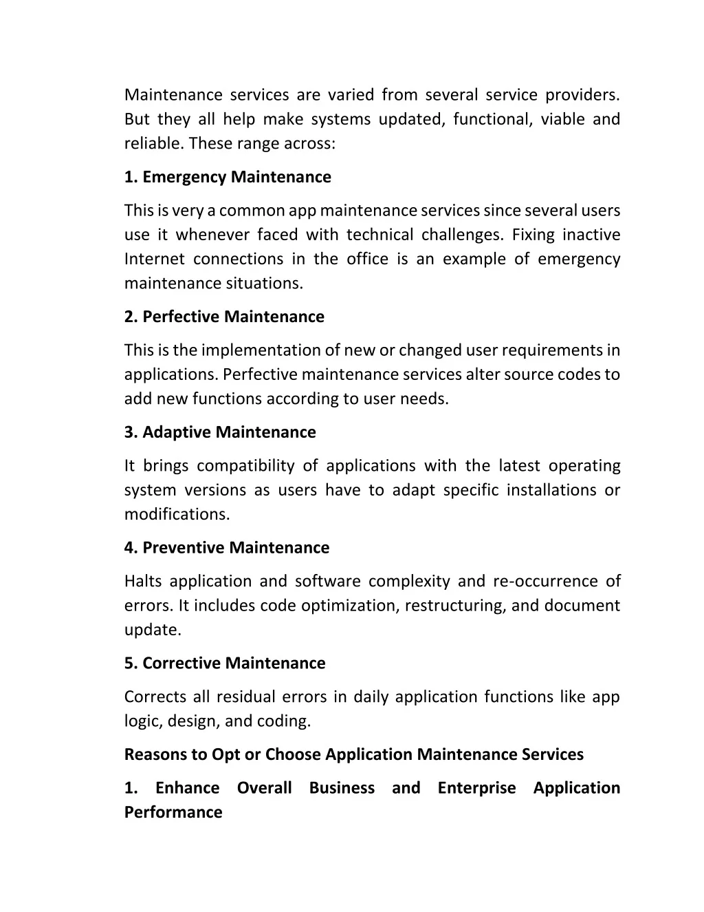 PPT - What are the Reasons to Choose Application Maintenance Services ...