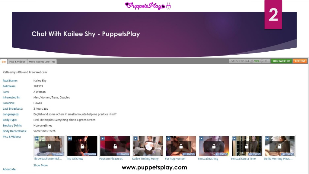 PPT Chat With Kailee Shy PuppetsPlay PowerPoint Presentation, free
