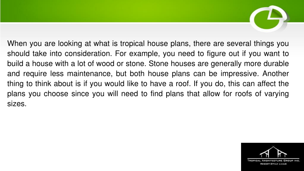 PPT What Is Tropical House Plans Finds The Perfect House Design To 