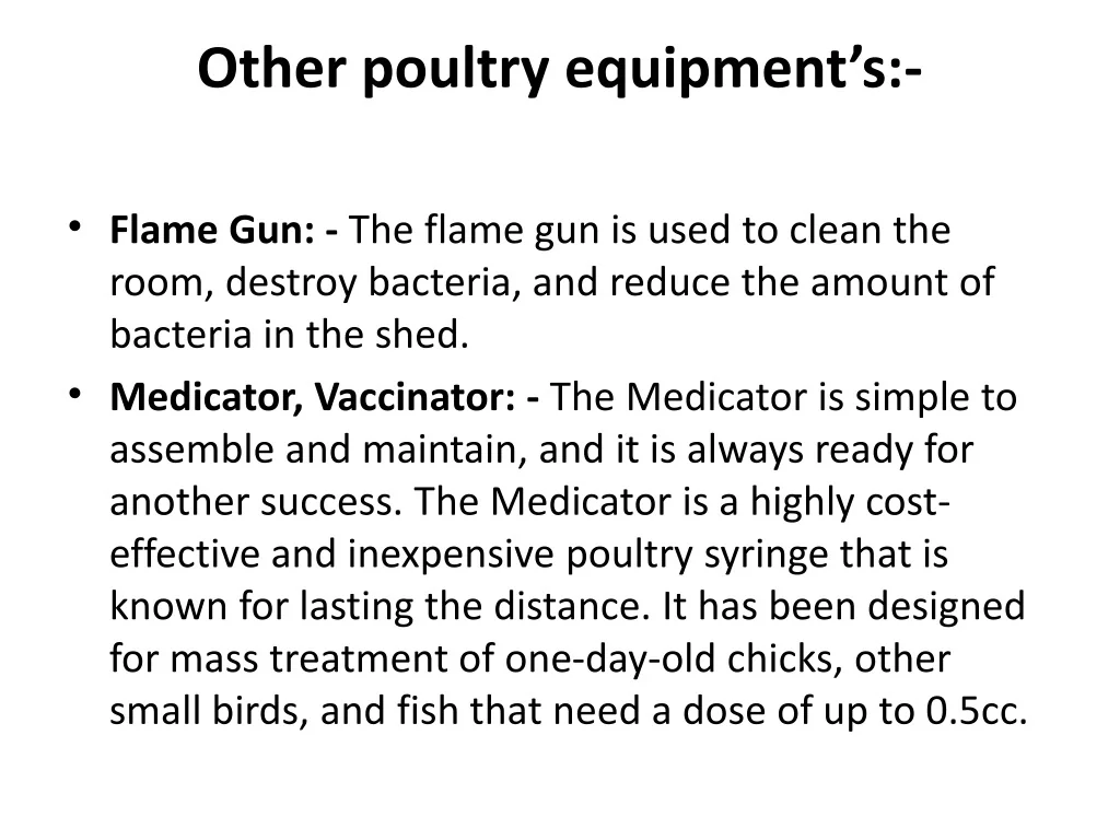 PPT Best Poultry Farming Equipment in India PowerPoint Presentation, free download ID10415300