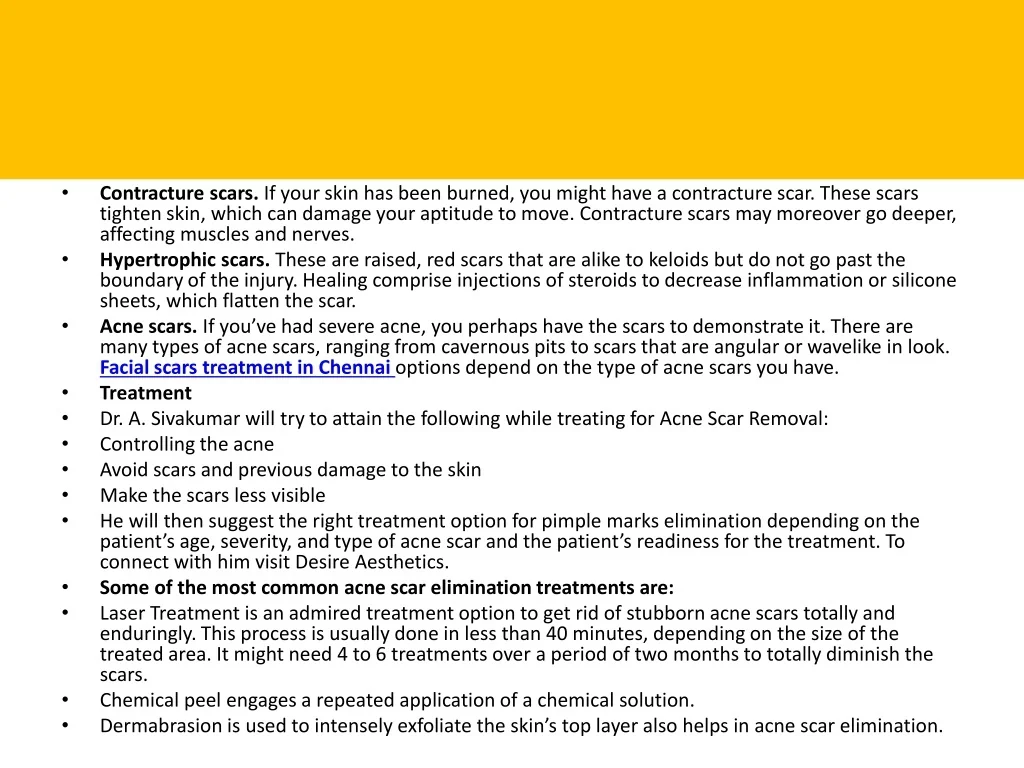 Contracture Scars Face PPT - facial scars treatment in chennai PowerPoint Presentation, free ...