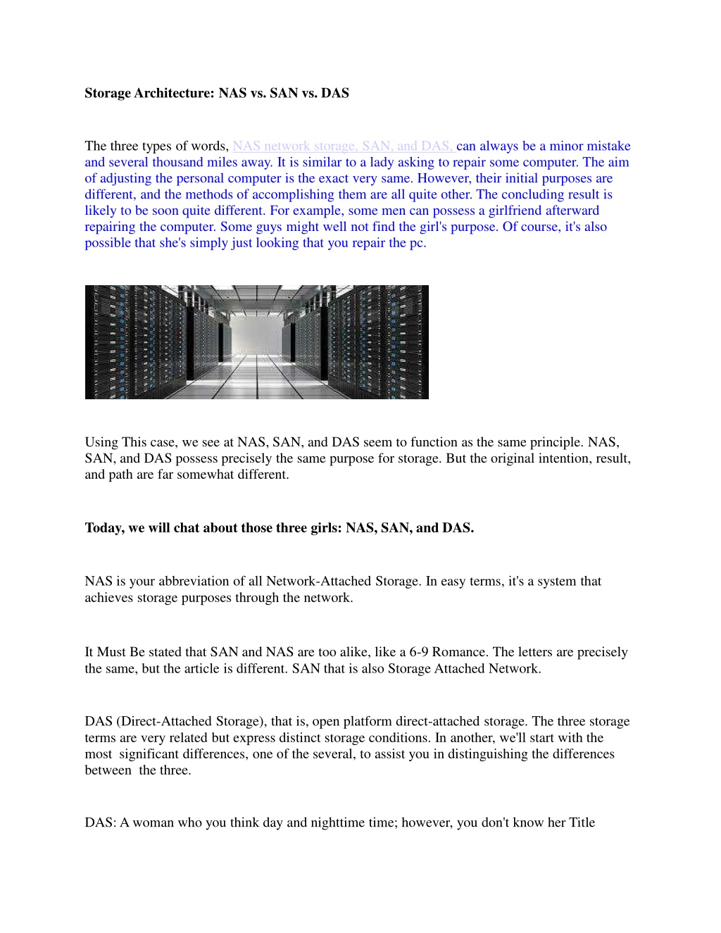 Detail Explanation Of SAN Storage Architecture What is SAN and How