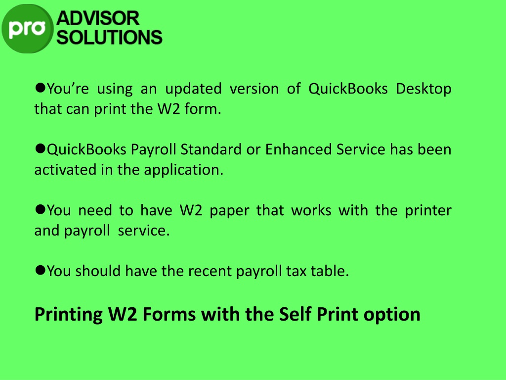 PPT - Complete And Effective Guide On Print W-2 Forms With The ...