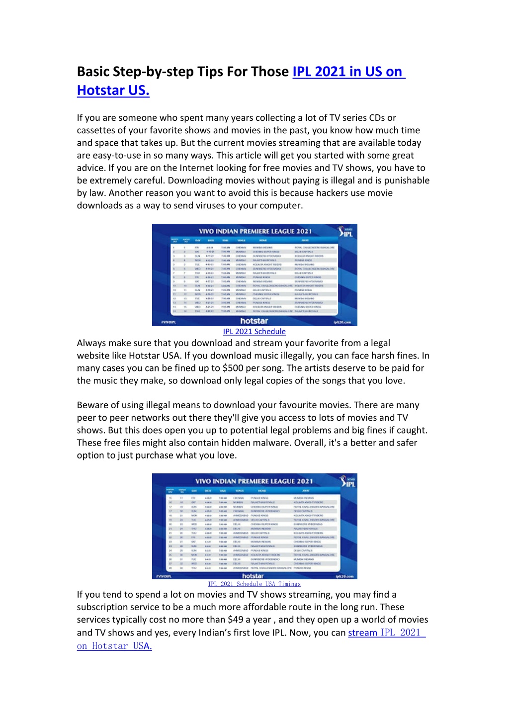 PPT Basic Steps to subscribe to Hotstar USA PowerPoint