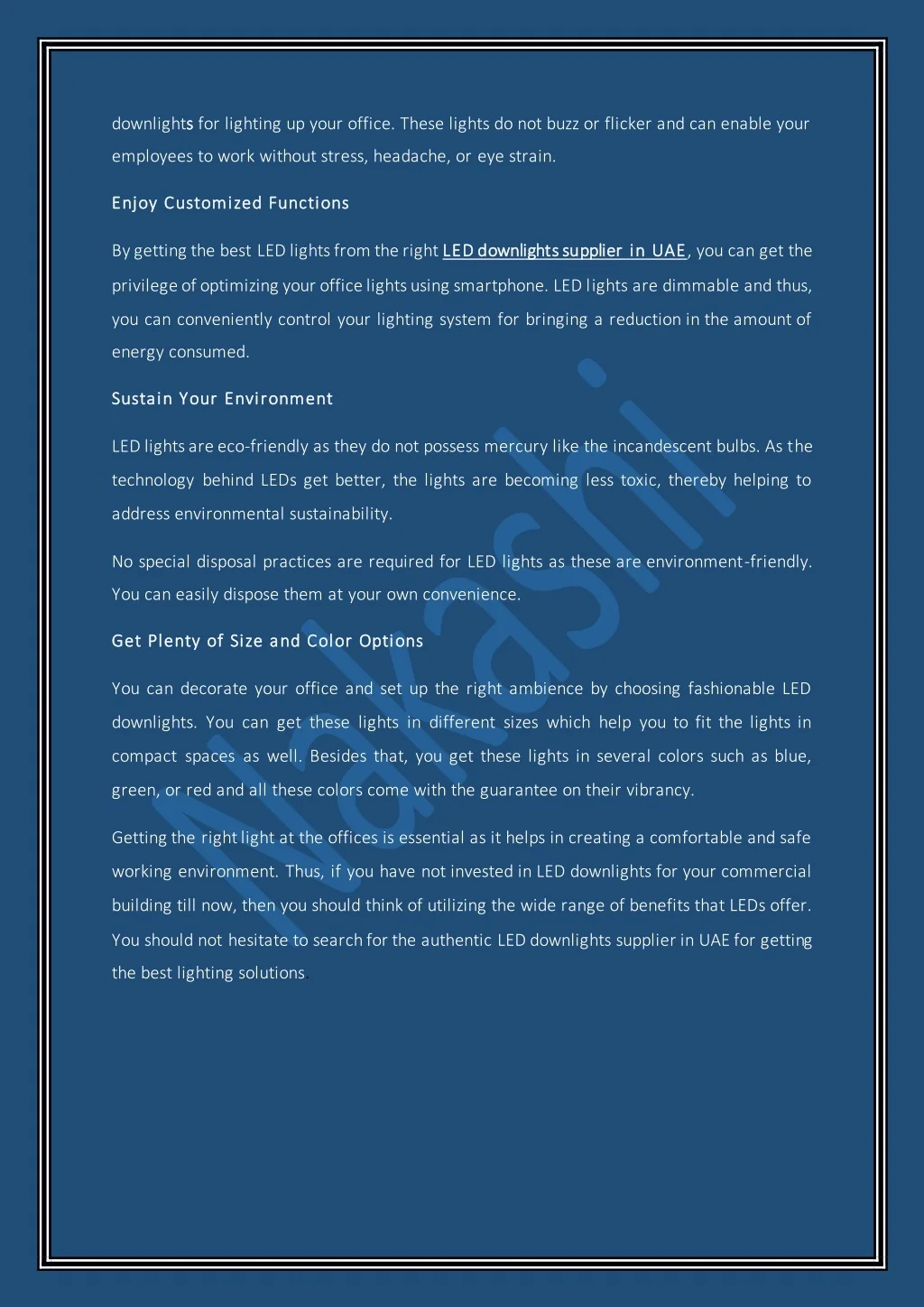 PPT - BENEFITS OF LED DOWNLIGHTS IN COMMERCIAL BUILDINGS PowerPoint ...