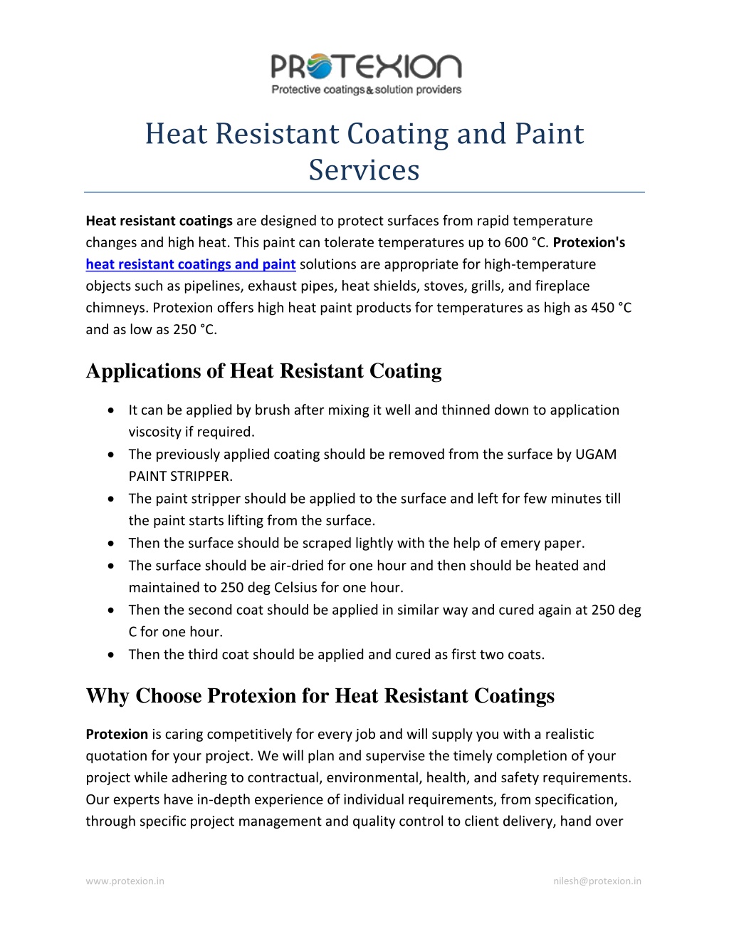 PPT - Heat Resistant Coating and Paint Services PowerPoint Presentation ...