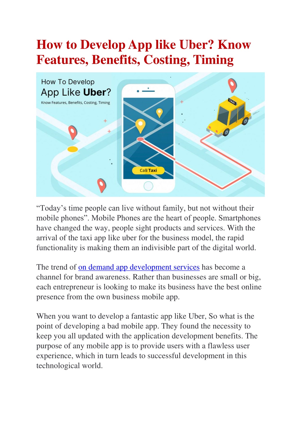 PPT - Know How To Develop Uber Like Taxi App PowerPoint Presentation ...