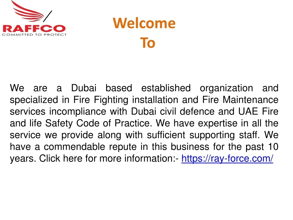 PPT - fire fighting companies in sharjah PowerPoint Presentation, free ...