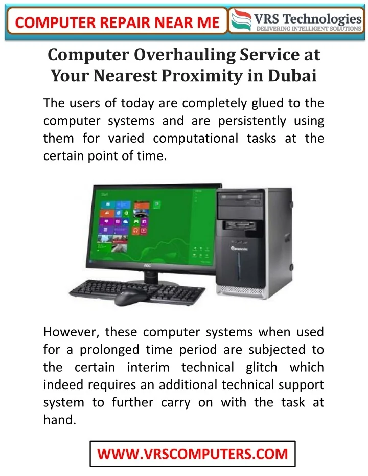 PPT Computer Overhauling At Your Nearest Proximity in Dubai