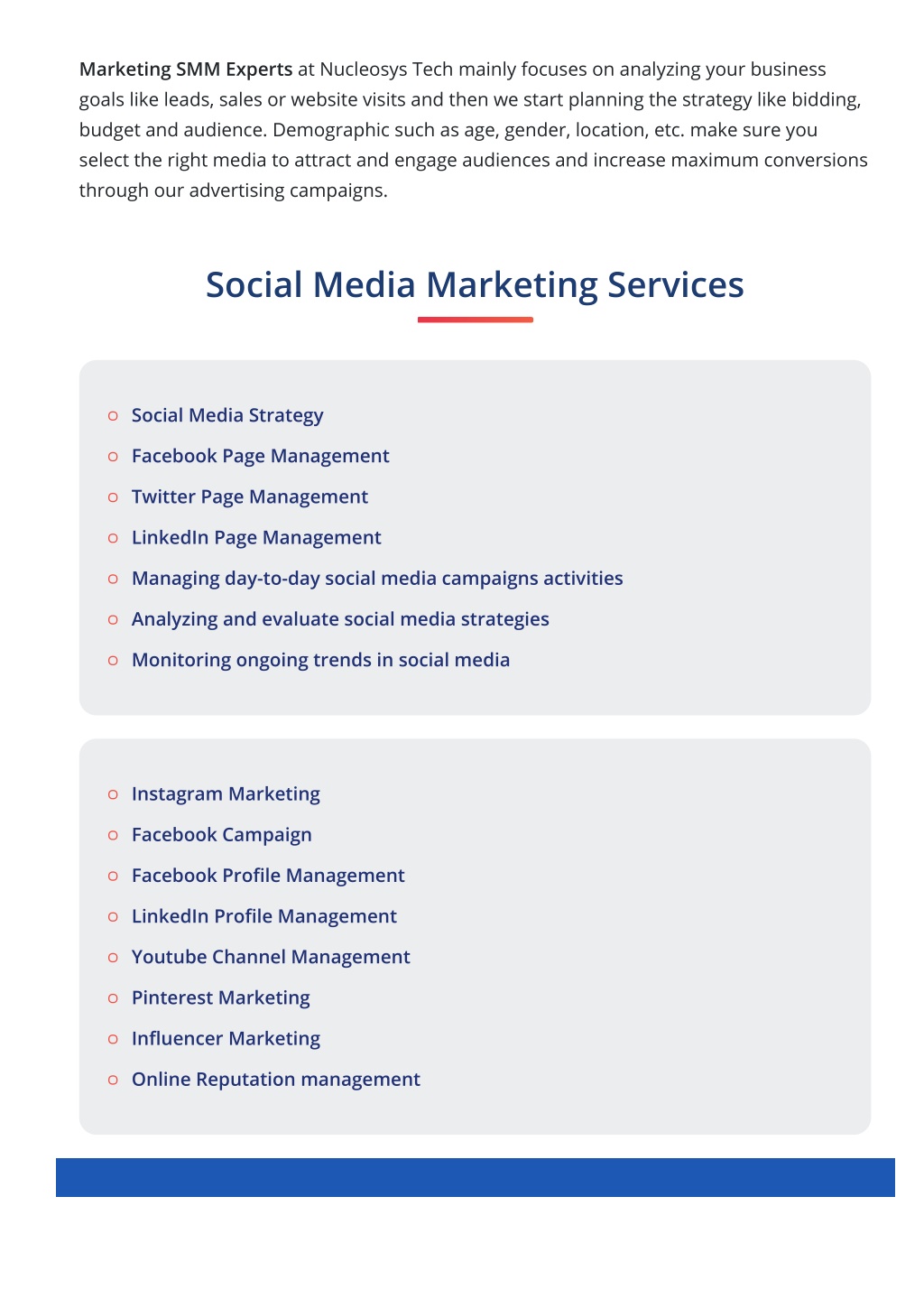 PPT - Social Media Marketing SMM pdf - Nuclosys Tech ...