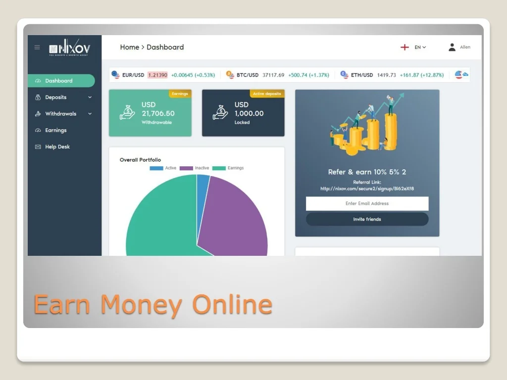PPT - Earn Money Without Investment PowerPoint Presentation, free ...