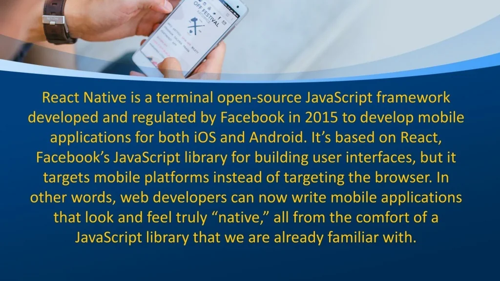 PPT - How React Native is very Advantageous for your Mobile App ...