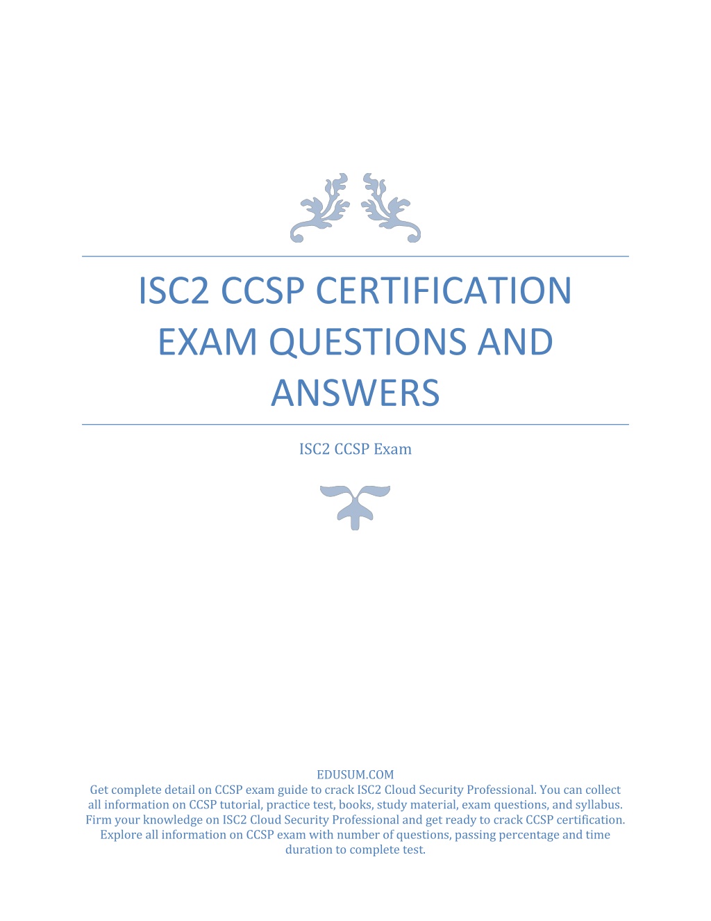 Real CCSP Exam