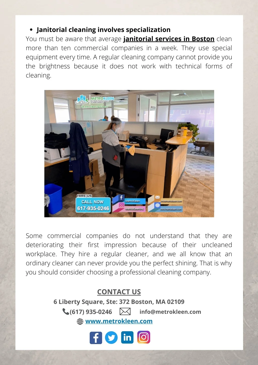 PPT - Why is Commercial Cleaning Important for Your Business ...