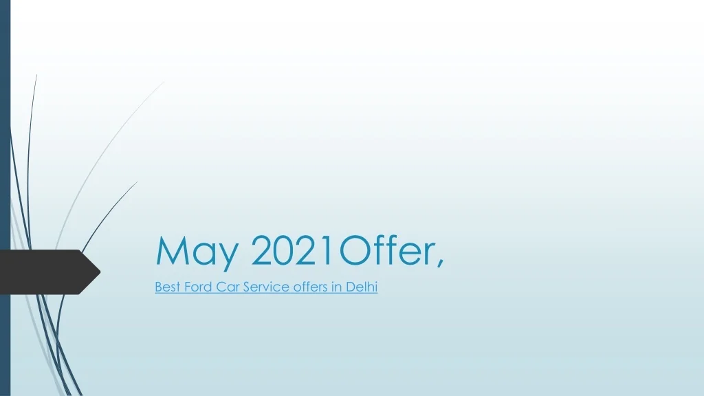 PPT Best Ford Service center PowerPoint Presentation, free download