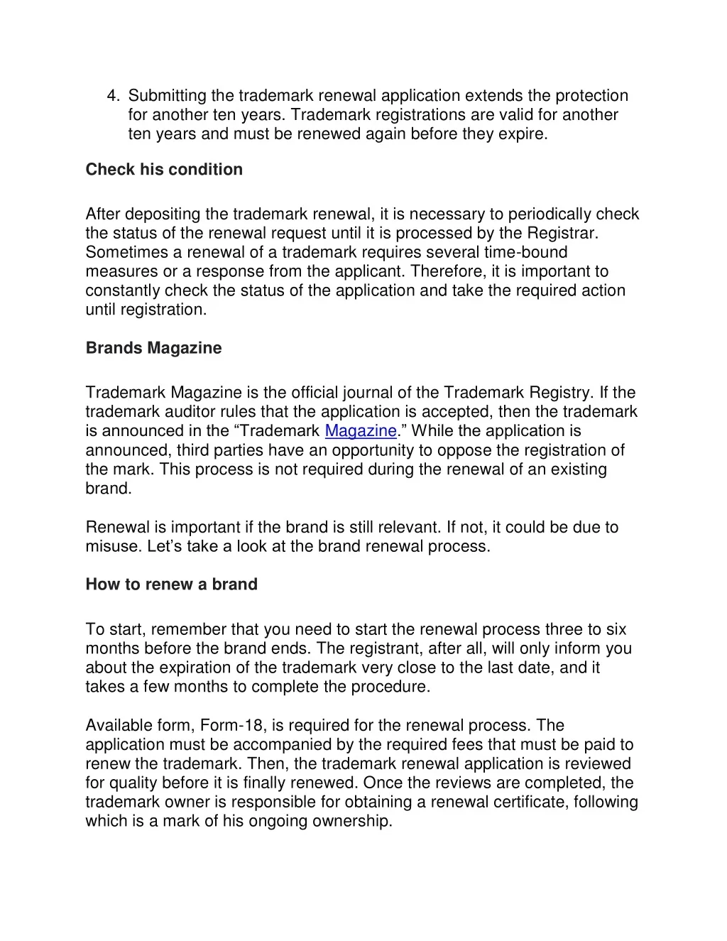 Image showcasing PPT - Procedure for Renewal of Trademark Registration | Trademark in ...
