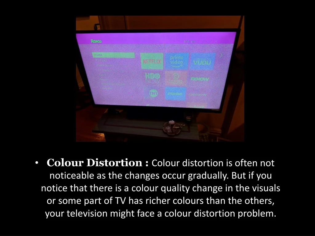 Screen Color Distortion PPT - Here Is How To Determine Whether You Need To Search For TV Repair ...