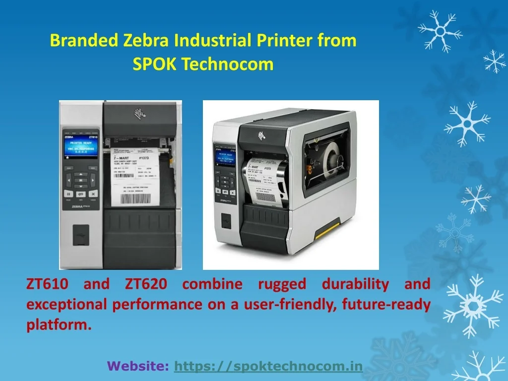 PPT ZT610 Series Industrial Printer 600 dpi at cheap rate PowerPoint