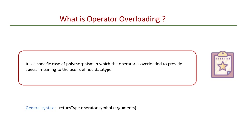 PPT - Operator Overloading In C | What Is Operator Overloading In C ...