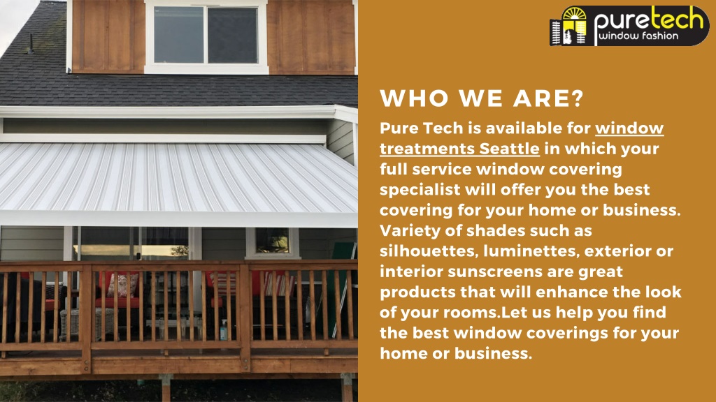 PPT Awning Retractable and Motorized Seattle Seattle Window Blinds