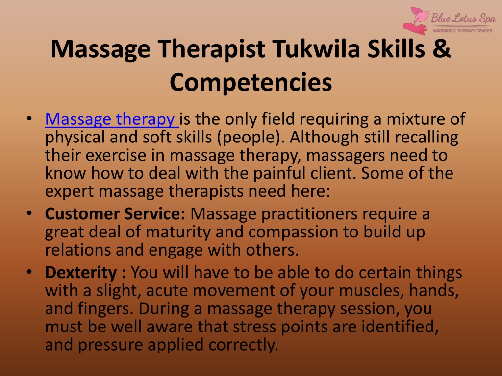 Ppt Massage Therapists Tukwila Powerpoint Presentation Free Download Id10523301 4727