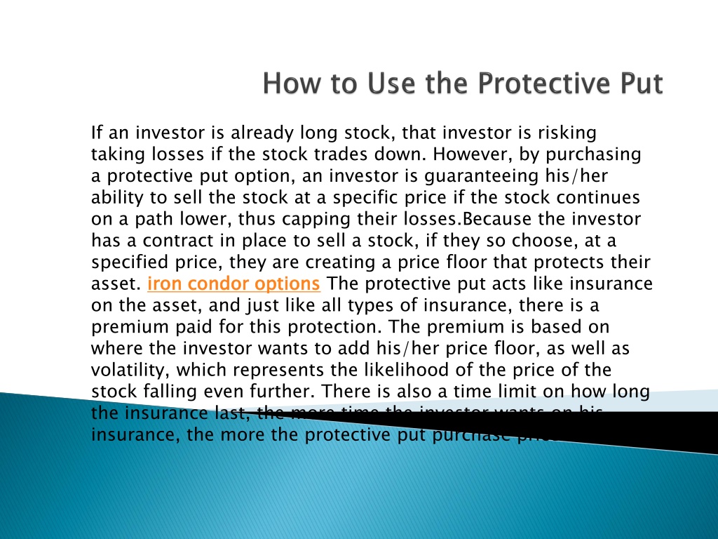 PPT - Protective Put Option Strategy PowerPoint Presentation, Free ...