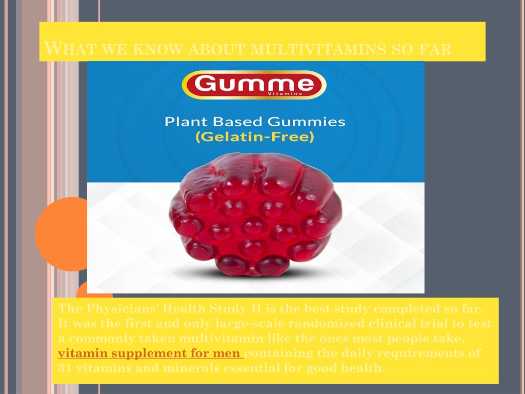 PPT Do multivitamins make you healthier PowerPoint Presentation, free