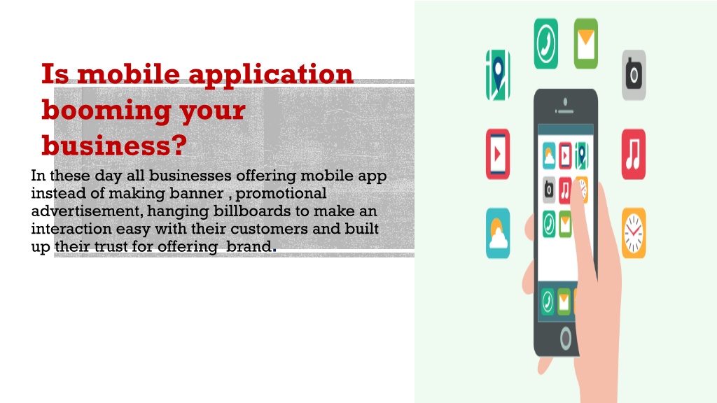 PPT - Is Mobile Application Booming Your Business PowerPoint ...