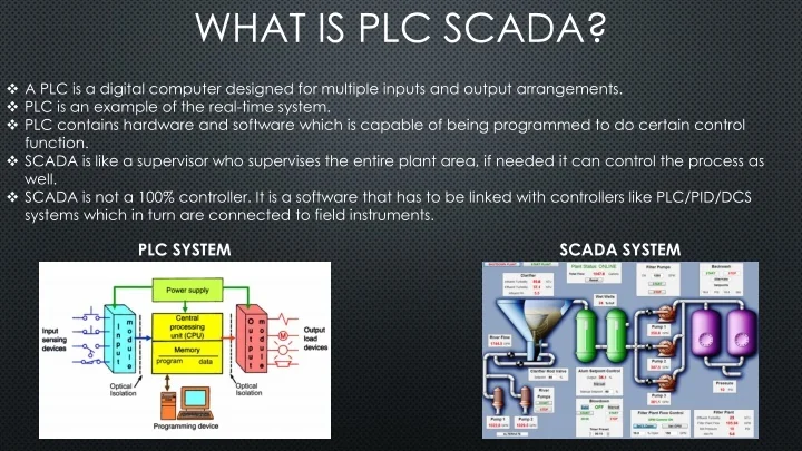 PPT What Is PLC SCADA PowerPoint Presentation Free Download ID 