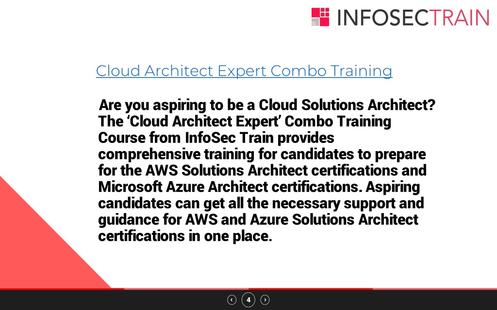 Ppt Cloud Architect Expert Combo Training Powerpoint Presentation