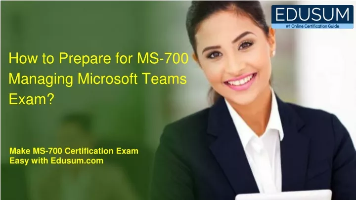 Certificate MS-700 Exam