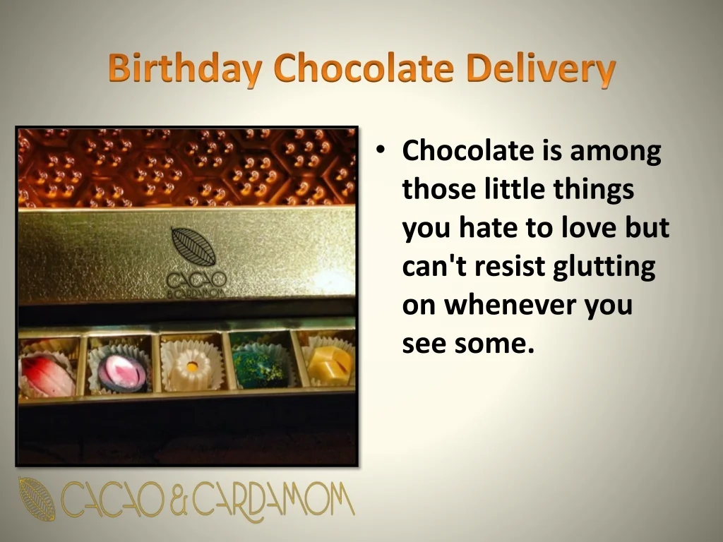 PPT Birthday Chocolate Gift Baskets Birthday Chocolate Delivery