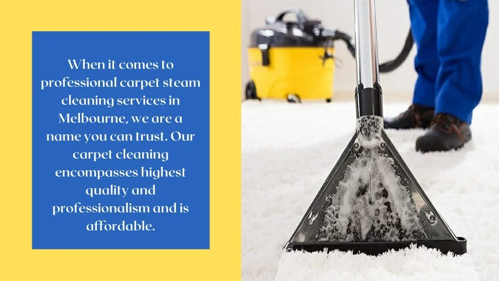 PPT - Professional Carpet Steam Cleaning Service Provider in Melbourne ...
